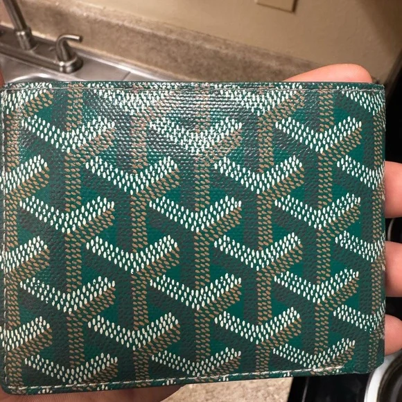 Goyard green victorie bi-fold - Picture 3 of 12